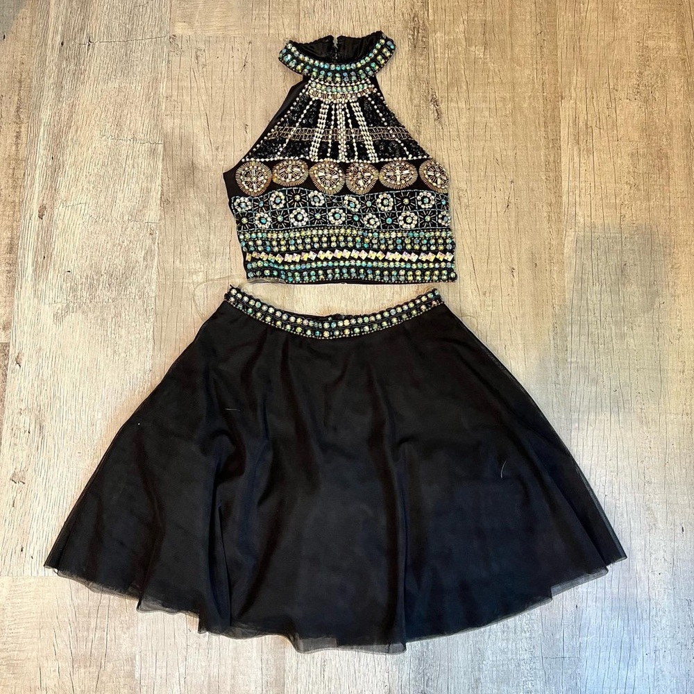 2 piece semi-formal Crystal Doll dress